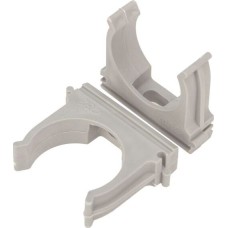 REXANT Крепеж-клипса для труб ø32мм, серая (100 шт/уп)