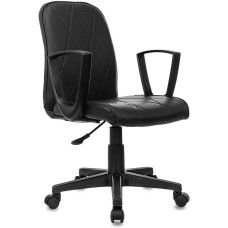 Кресло компьютерное БЮРОКРАТ Кресло CH-327, экокожа, до 120кг, черный