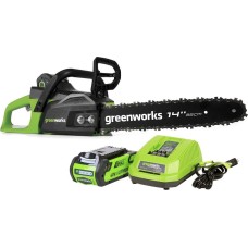 Цепная пила GREENWORKS Цепная пила GD40CS15, аккумуляторная, 40В, 2Ач, с одним аккумулятором [2005707ua]