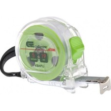Рулетка СИБРТЕХ Рулетка Кварц,прозрачный корпус,амортизатор,5 м х 19 мм 32521