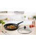 TEFAL Сковорода Easy Plus 04237928, 28см, с крышкой, антипригарное покрытие, алюминиевая [9100054102]