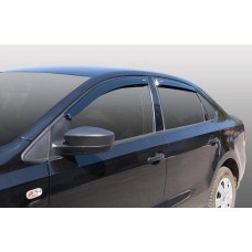 Дефлекторы VORON GLASS Дефлекторы Volkswagen Polo V 10-19 седан, нак., неломающиеся, 4шт МП