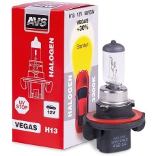 Лампа галогенная AVS Галогенная лампа Vegas H13.12V.60/55W.1шт