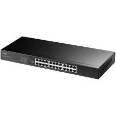 Коммутатор CUDY Коммутатор 24-Port Gigabit Metal Switch 19 inch 24-Port Gigabit Switch, 24 Gigabit RJ45 Ports, IGMP Snooping, Loop Detection/Prevention, 802.1p/DSCP QoS, Switch/VLAN/Extend working mode DIP switch, 19 inch Rack-mount Steel Case, Power Savi