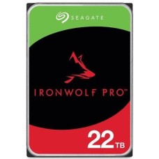 SEAGATE Жесткий диск Ironwolf Pro ST22000NT001, 22ТБ, HDD, SATA III, 3.5