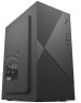 Корпус FOXLINE Корпус MiniTower Forza FZ-019 450W черный (mATX, 450W, 2xUSB2.0, no fan) (FZ-019-SX450)