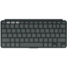 LOGITECH Клавиатура Keys-To-Go 2, беспроводная, Bluetooth, ножничная, графитовый/черный [920-012999]
