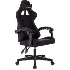 ZOMBIE Кресло игровое Void черный с подголов. крестов. пластик