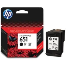 Картридж струйный HP Картридж струйный 651 C2P10AE черный (600стр.) для DJ IA