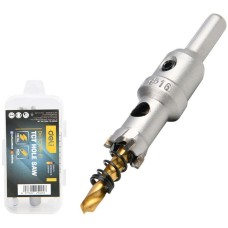 DELI Коронка по металлу твердосплавная с центрирующим сверлом DH-TCT016-E1 диаметр 16мм, шестигранный хвостовик