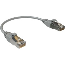 SYSMATRIX Патч-корд PC 4545.5ES26.015LSZHGY F/UTP RJ-45 вил.-вилка RJ-45 кат.5E 0.15м серый LSZH