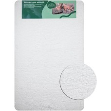 САНАКС - Коврик в ванную СТАНДАРТ, одинарный, БЕЛЫЙ, 50 х 80 см, 100%, ворс 18 мм 00420