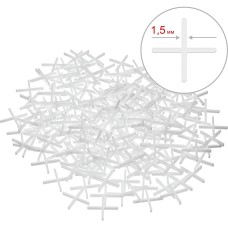 ЗУБР 1.5 мм, 200 шт, крестики для плитки (33811-1.5)