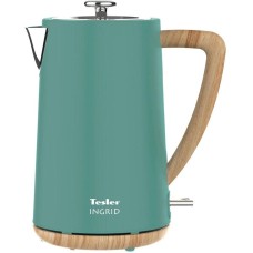 TESLER Чайник электрический KT-1744, 1.7л, нержавеющая сталь