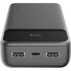 TTEC Внешний аккумулятор ReCharger LCD 20000mAh PD 2*USB-A&USB-C 20W Powerbank. Цвет: черный