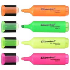 SILWERHOF Набор текстовыделителей Blaze 108036-00 скошенный пиш. наконечник 1-5мм 4цв. пакет с европодвесом