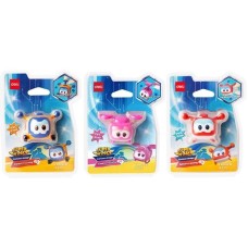 DELI Ластик EH325 Super Wings 40x30x30мм резина термопластичная ассорти блистер с европодвесом