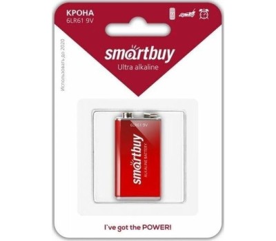 Элементы питания SMARTBUY (SBBA-9V01B) 6LR61/1B