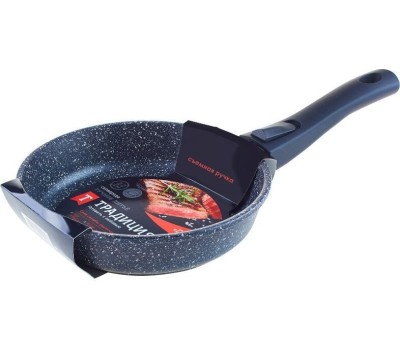 Сковорода ТРАДИЦИЯ ТГ2265 гранит со с/ручкой 26см