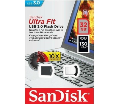 USB флеш SANDISK 32GB ULTRA FIT CZ43 USB3.1