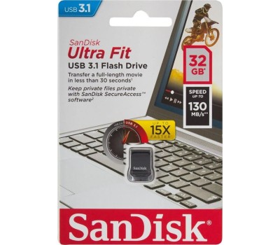 USB флеш SANDISK 32GB ULTRA FIT CZ43 USB3.1