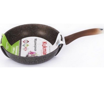 Сковорода КУКМОР смк262а а/пр литая 26см Кофейный мрамор