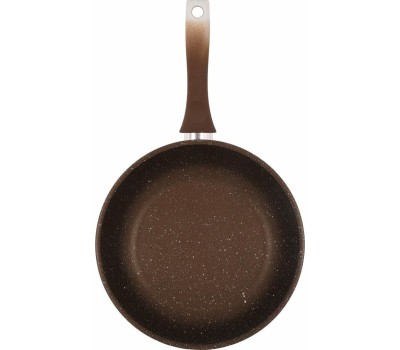 Сковорода КУКМОР смк262а а/пр литая 26см Кофейный мрамор