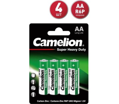 Элементы питания CAMELION (1669) R6P-BP4G