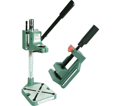 Стойка для дрели КАЛИБР 96203 Стойка для дрели 400mm-60mm + тиски