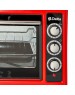 Печь электрическая DELTA D-0123 красная 37л