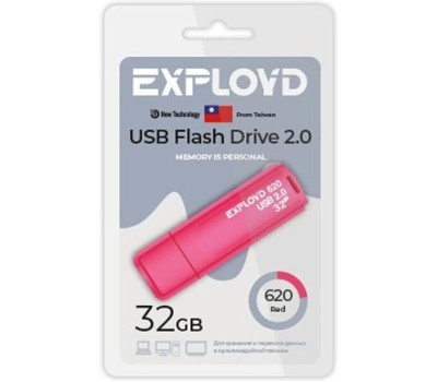 USB флэш-накопитель EXPLOYD EX-32GB-620-Red