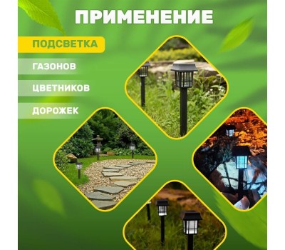 СВЕТИЛЬНИКИ САДОВО-ПАРКОВЫЕ LAMPER (602-203) Садовый светильник на солнечной батарее (SLR-LND-35) LAMPER