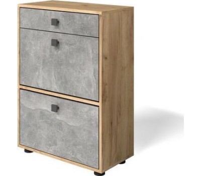 Обувница БИТЕЛ ПРИХОЖАЯ МИНИ ОБУВНИЦА МЛ-7 (ДУБ ЗОЛОТОЙ КРАФТ/АТЕЛЬЕ СВЕТЛОЕ)