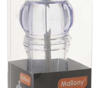 Перцемолка ручная MALLONY Перцемолка ручная PICCANTE, р-р 5*14 см, акрил, жернова из керамики (003595)