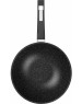 Сковорода МЕЧТА С78802 Гранит black 28см с несъемн. ручкой и стекл. крышкой