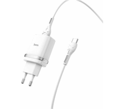 Зарядное устройство HOCO (6931474716309) C12Q SMART QC3.0 + TYPE-C (белый) СЗУ