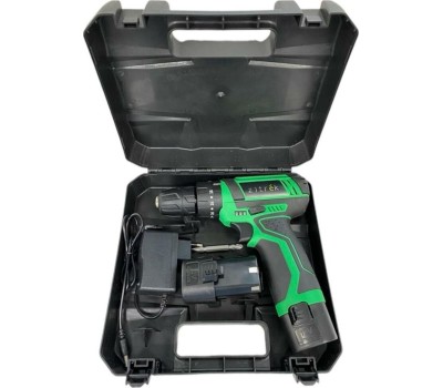 Дрель аккумуляторная ZITREK Crusher 14-Li (12В, Li-ion аккум. 2шт, ЗУ, кейс, бита) 063-4054
