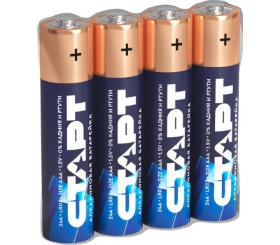 Алкалиновая батарейка СТАРТ (19137) LR03-SH4 N