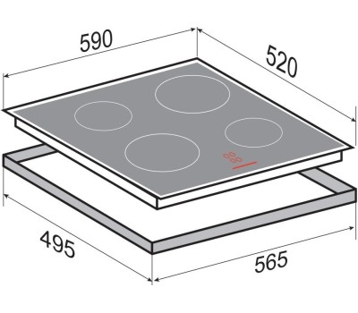 Варочная панель ZIGMUND & SHTAIN CI 30.6 B