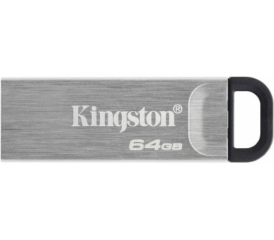 KINGSTON Флеш Диск 64GB DataTraveler Kyson DTKN/64GB USB3.2 серебристый/черный