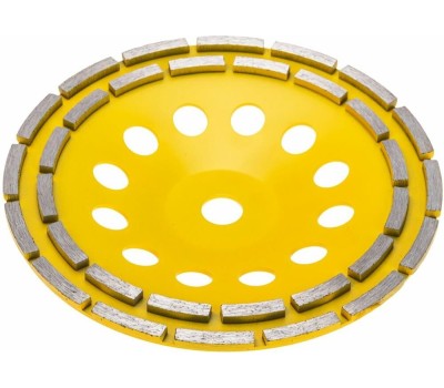 Чашка алмазная KRANZ (KR-90-0254) Чашка алмазная шлифовальная, двухрядная, 230х22,2мм