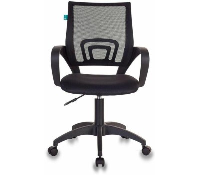 БЮРОКРАТ Кресло CH 696, на колесиках, сетка/ткань, черный [ch 696 #b]