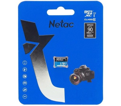 Карта памяти NETAC Карта памяти microSDXC 128 ГБ, Class 10, P500 Ultra, 1 шт., без адаптера [nt02p500ult-128g-s]
