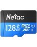 Карта памяти NETAC Карта памяти microSDXC 128 ГБ, Class 10, P500 Ultra, 1 шт., без адаптера [nt02p500ult-128g-s]