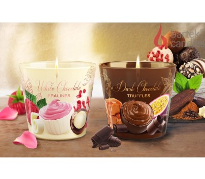 Свеча BARTEK Шоколадный рай (Chocolate Paradise) 115гр в стакане