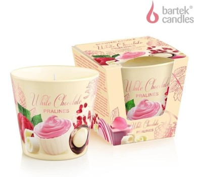 Свеча BARTEK Шоколадный рай (Chocolate Paradise) 115гр в стакане