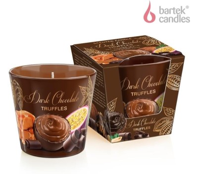 Свеча BARTEK Шоколадный рай (Chocolate Paradise) 115гр в стакане