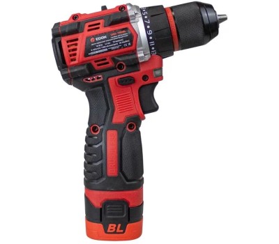 Дрель-шуруповёрт EDON UAD-16DBL черный/красный 40095 16В, 2аккум