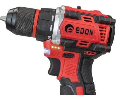 Дрель-шуруповёрт EDON UAD-16DBL черный/красный 40095 16В, 2аккум