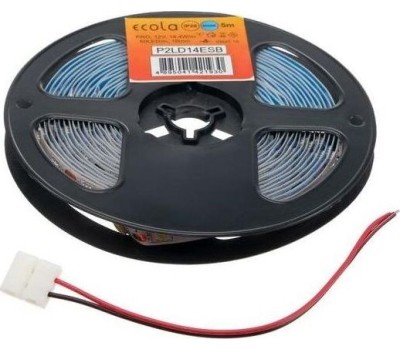 Лента светодиодная LAMPER Лента светодиодная 12В, SMD5050, 14,4Вт/м, 60 LED/м, синий, 10мм, 5м, IP65